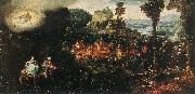 BLES, Herri met de The Flight into Egypt cghg oil on canvas